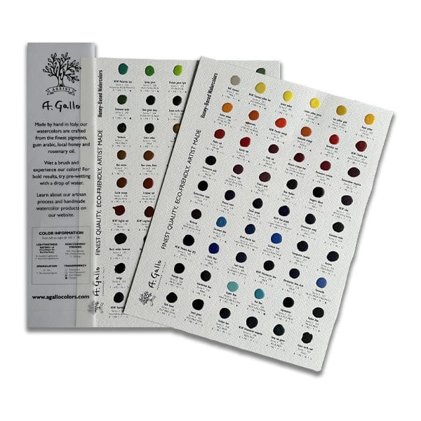 A. Gallo Dot Card A. Gallo - Handmade Watercolours - Dot Card - 108 Colours