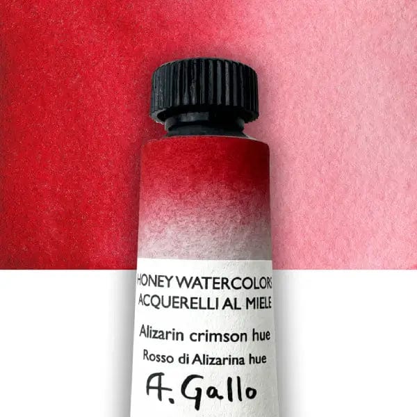 A. Gallo Watercolour Tube Alizarin Crimson Hue A. Gallo - Handmade Watercolours - Individual 10mL Tubes - Series 2