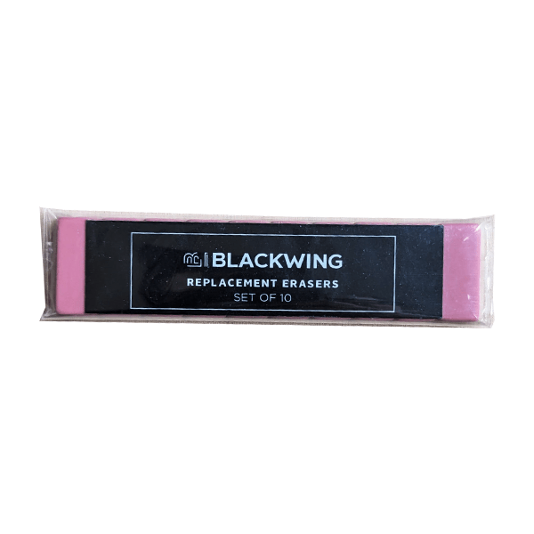 Blackwing Eraser Refill Blackwing - Replacement Erasers - Set of 10 - Pink