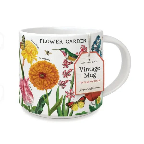 Cavallini & Co. Novelty Flower Garden Cavallini - Vintage Mugs