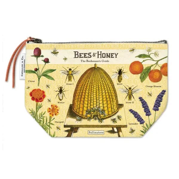 Cavallini & Co. Pencil Case Cavallini & Co. - Vintage Pouch - Bees & Honey