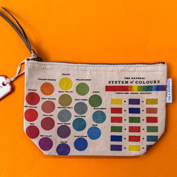 Cavallini & Co. Pencil Case Cavallini & Co. - Vintage Pouch - Colour Wheel