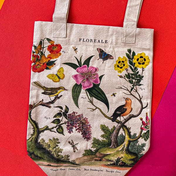 Cavallini & Co. Tote Bag Cavallini & Co. - Vintage Tote - Floreale