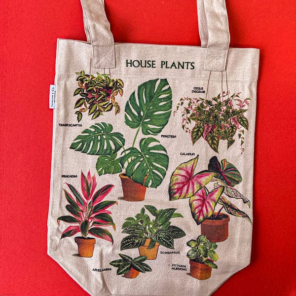 Cavallini & Co. Tote Bag Cavallini & Co. - Vintage Tote - House Plants