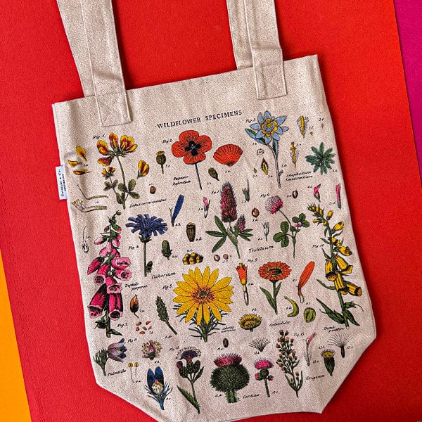 Cavallini & Co. Tote Bag Cavallini & Co. - Vintage Tote - Wildflowers