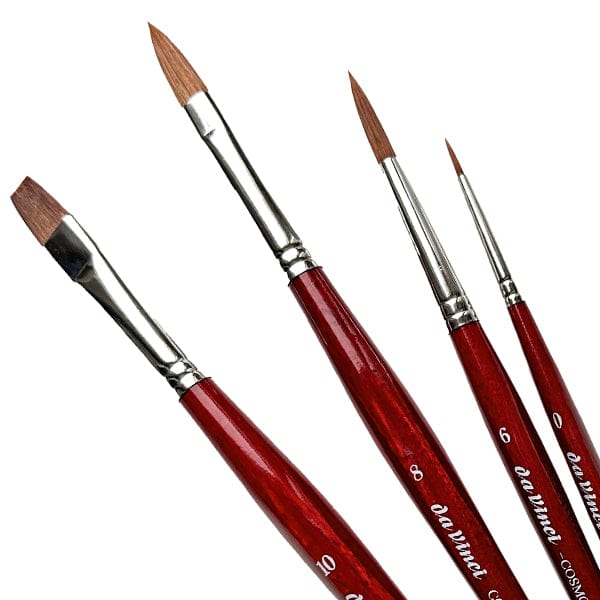 da Vinci Synthetic Brush Set da Vinci - COSMOTOP-SPIN - Synthetic Brushes - #5231: Watercolour - Set of 4