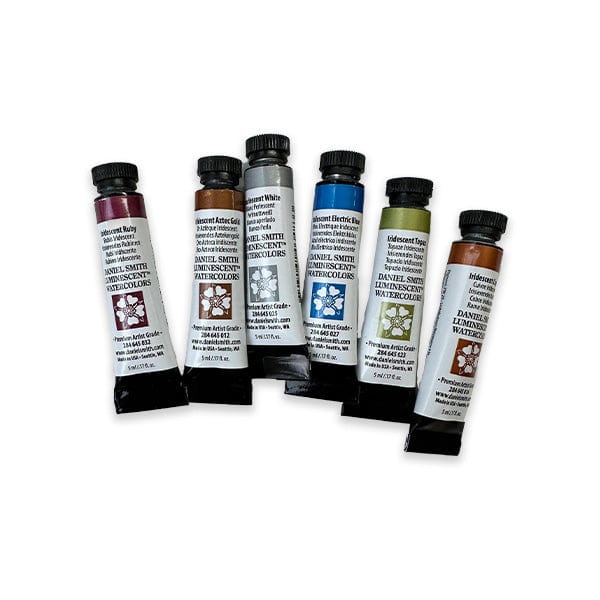 Daniel Smith Watercolour Set Daniel Smith - Extra Fine Watercolours - Jean Haines' All That Shimmers - Set of 6 Colours in 5mL Tubes - Item #285610375