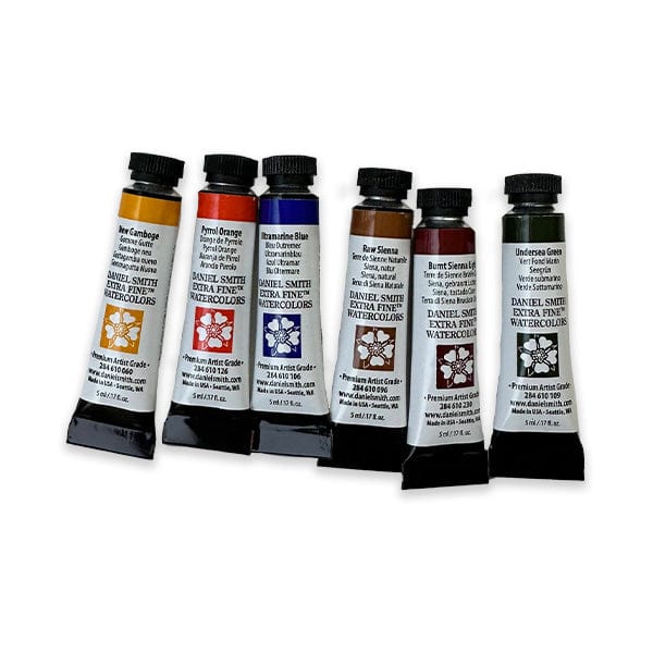 Daniel Smith Watercolour Set Daniel Smith - Extra Fine Watercolours - Prafull Sawant's Master Artist Set - 6 Colours in 5mL Tubes - Item #285610389