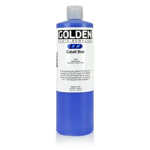 Golden Artist Colors Fluid Acrylic Golden - Fluid Acrylics - 473mL Bottles - Series 8