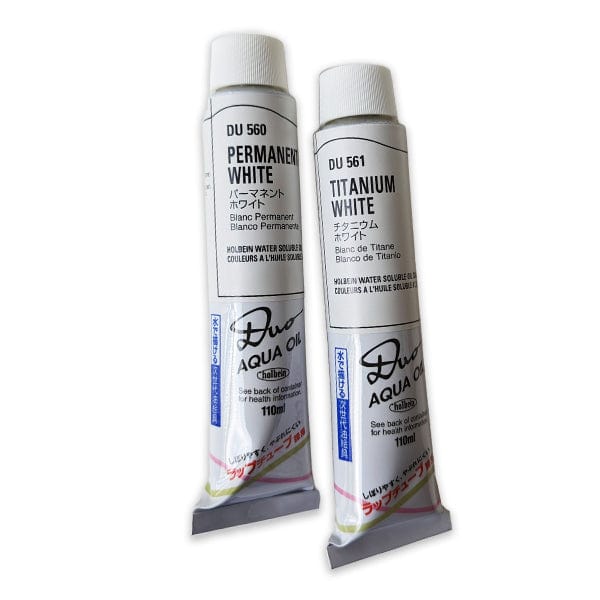 Holbein Artist Materials Water Mixable Oil Colour Holbein - DUO Aqua Oil - Water Soluble Oil Colours - 110mL Tubes