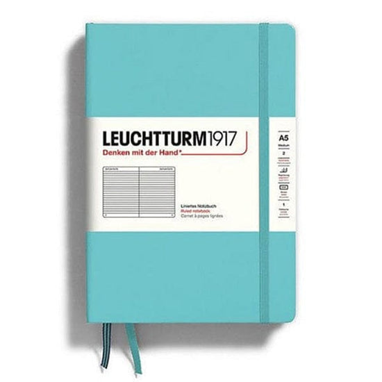Leuchtturm1917 Notebook Aquamarine / Ruled Leuchtturm1917 - Medium Notebook - Hardcover - A5