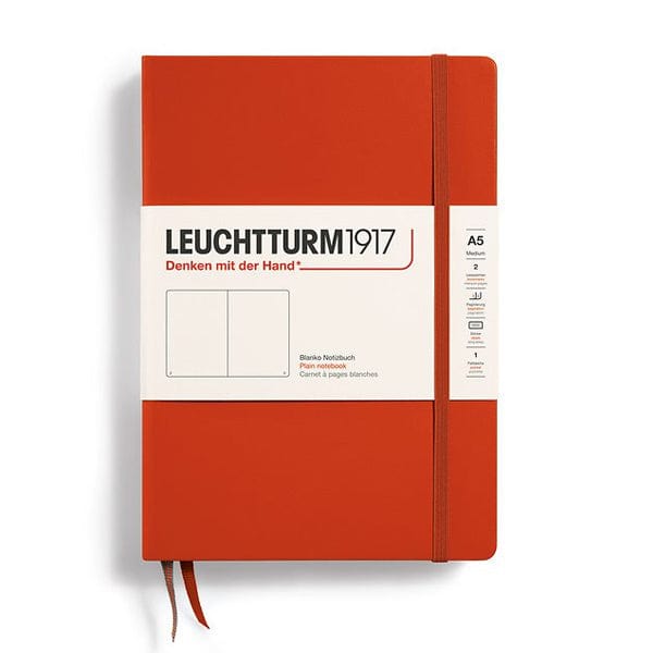 Leuchtturm1917 Notebook Fox Red / Plain Leuchtturm1917 - Medium Notebook - Hardcover - A5