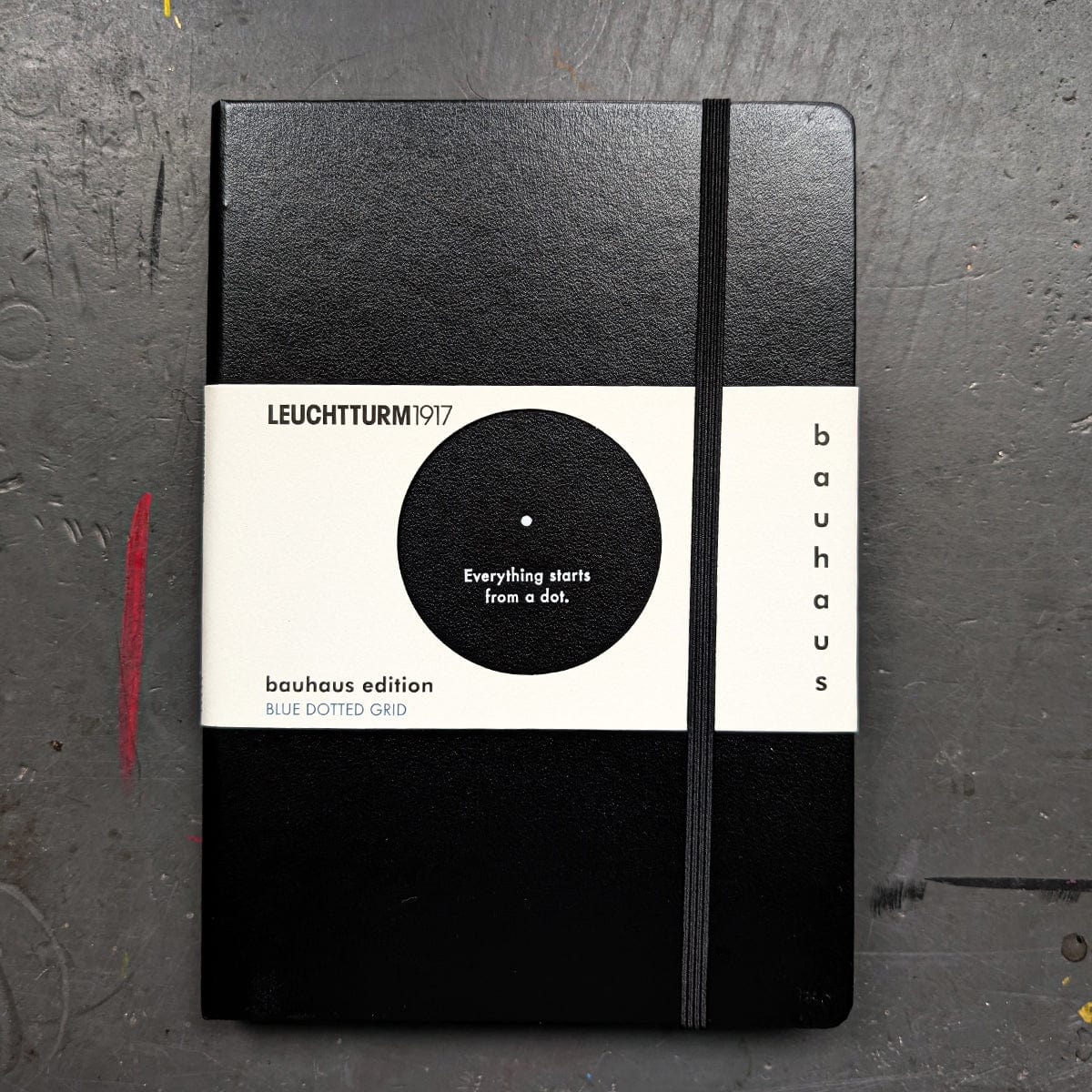 Leuchtturm1917 Notebook - Gridpaper Black Leuchtturm1917 - 100 Jahre Bauhaus - SPECIAL EDITION - Hardcover Notebooks - A5