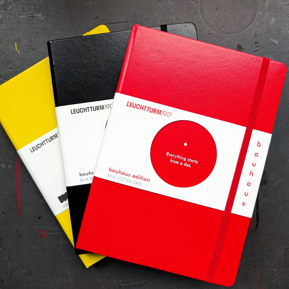 Leuchtturm1917 Notebook - Gridpaper Leuchtturm1917 - 100 Jahre Bauhaus - SPECIAL EDITION - Hardcover Notebooks - A5