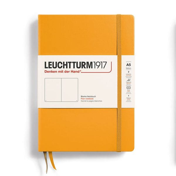 Leuchtturm1917 Notebook Rising Sun / Plain Leuchtturm1917 - Medium Notebook - Hardcover - A5