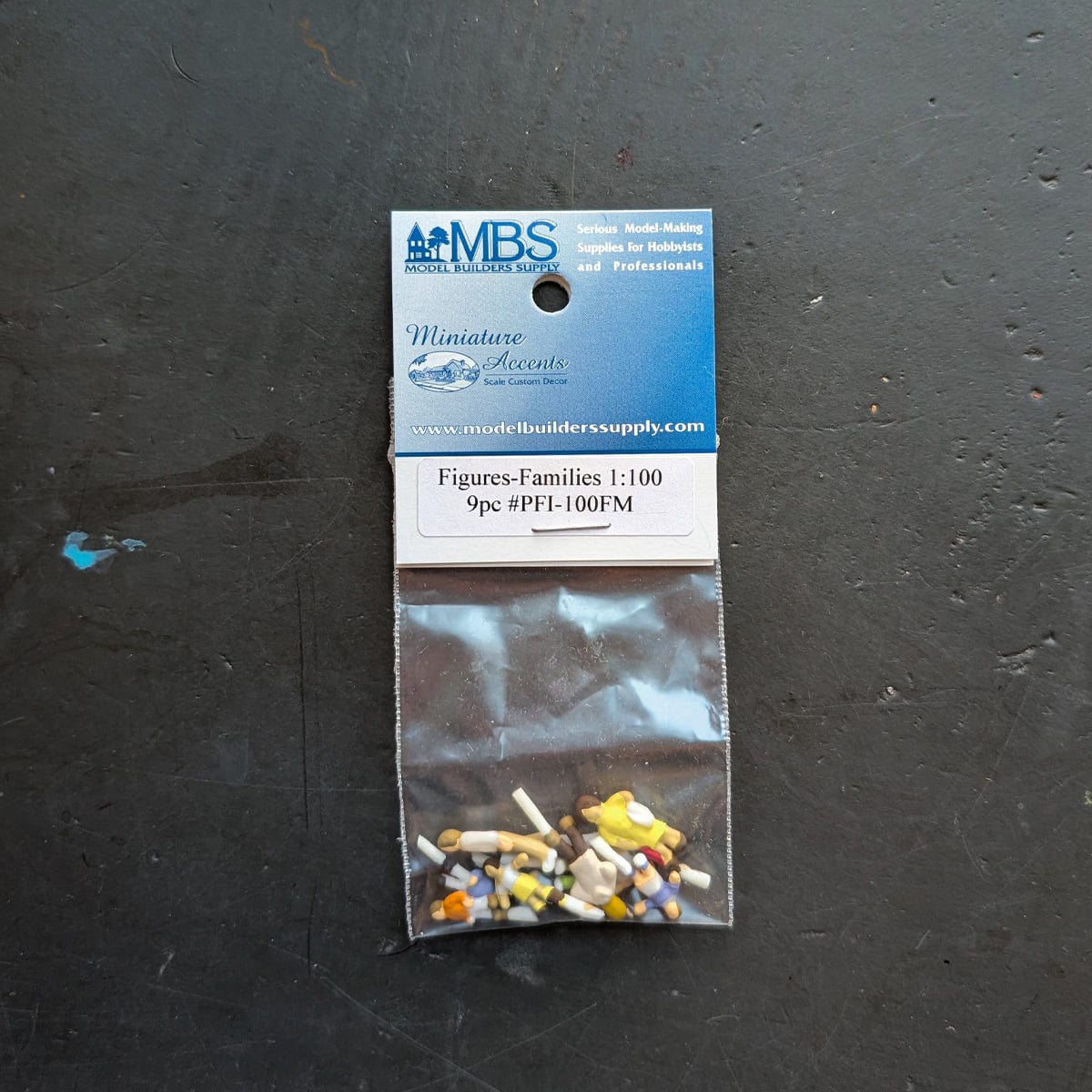 Model Builders Supply Model Building Supplies Model Builders Supply - Standing Figures - 1:100 Scale - Painted Families