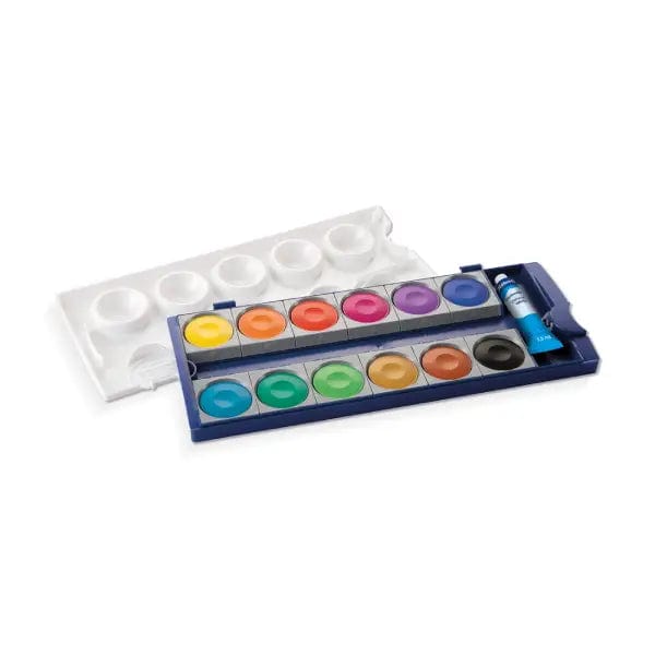 Pelikan Watercolour Set Pelikan - K12 ECO - Opaque Paint Box - Set of 12 Watercolours