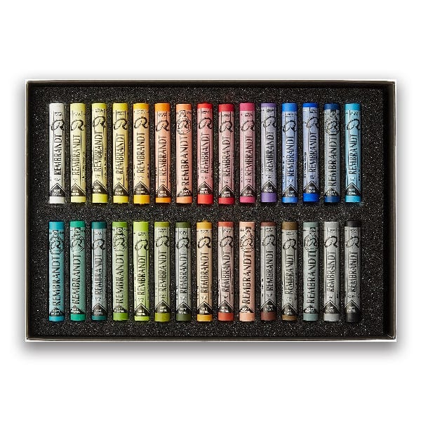 Rembrandt Soft Pastel Set Rembrandt - Soft Pastels - Set of 30 Full Sticks - Item #31823031