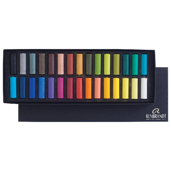 Rembrandt Soft Pastel Set Rembrandt - Soft Pastels - Set of 30 Half Sticks - Item #31814115