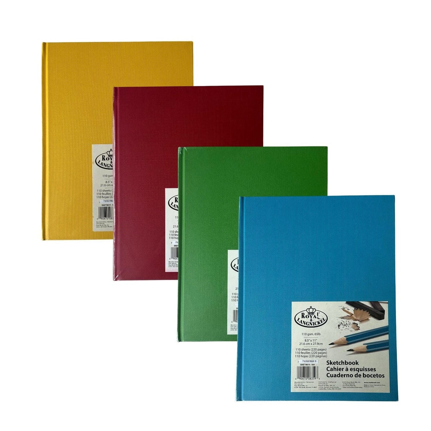 Royal & Langnickel Sketchbook - Hardcover Royal & Langnickel - Fashion Colour Sketchbooks - 8.5x11"