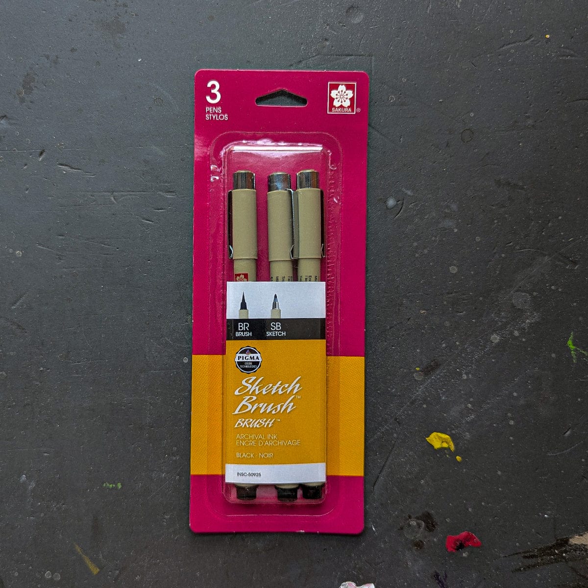 Sakura Brush Pen Set Sakura - Pigma Sketch Brush Pens - Set of 3