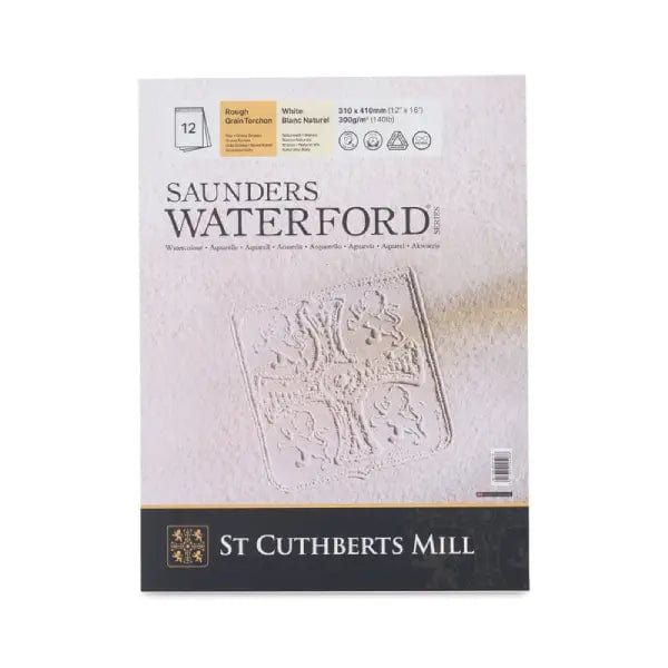 St. Cuthberts Mill Watercolour Pad - Gluebound Saunders Waterford - Watercolour Pad - Rough - 140lb - 9x12"