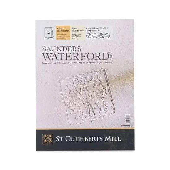 St. Cuthberts Mill Watercolour Pad - Gluebound Saunders Waterford - Watercolour Pad - Rough - 140lb - 9x12"