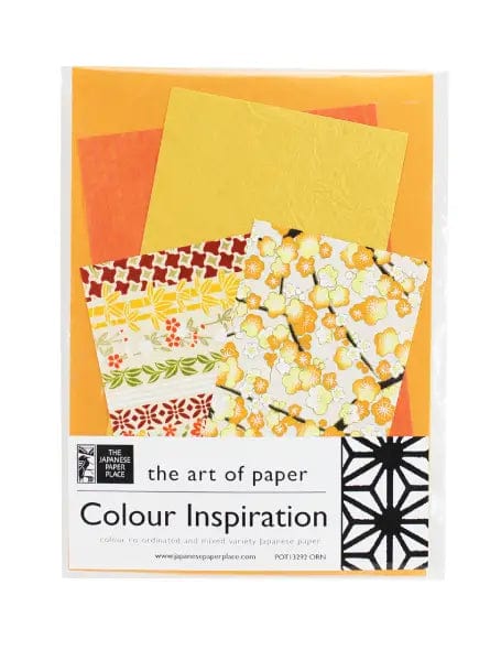 The Japanese Paper Place Paper Potluck The Japanese Paper Place - Colour Inspiration - Orange - Variety Pack - Item #POT13292