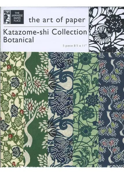 The Japanese Paper Place Paper Potluck The Japanese Paper Place - Paper Potluck - Katazome-shi Collection - Botanical - Item #POT13232