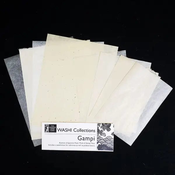 The Japanese Paper Place Washi Collection The Japanese Paper Place - Washi Collection - Gampi - 8 Sheets - Item #POT13133