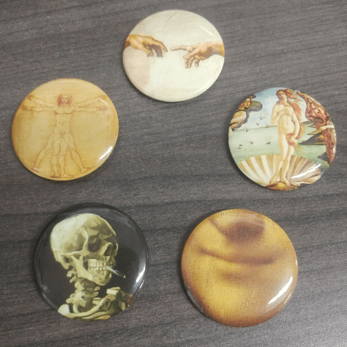Today is Art Day Button pins Today is Art Day - Masterpiece Pin-Back Buttons