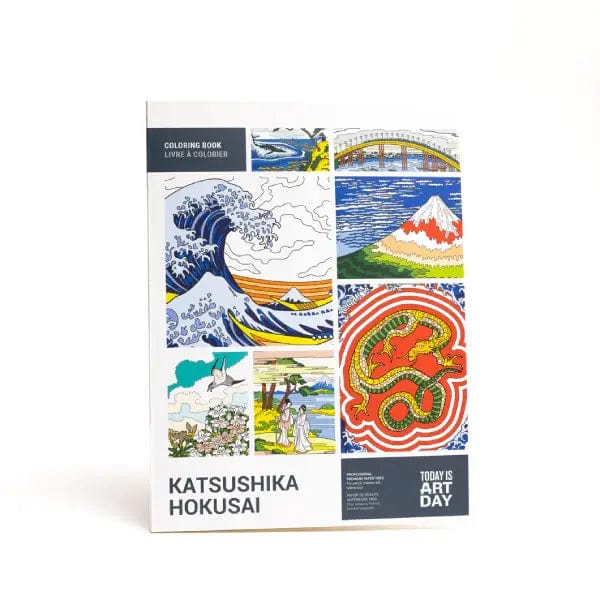 Today is Art Day Colouring Book Today is Art Day - Colouring Book - Katsushika Hokusai