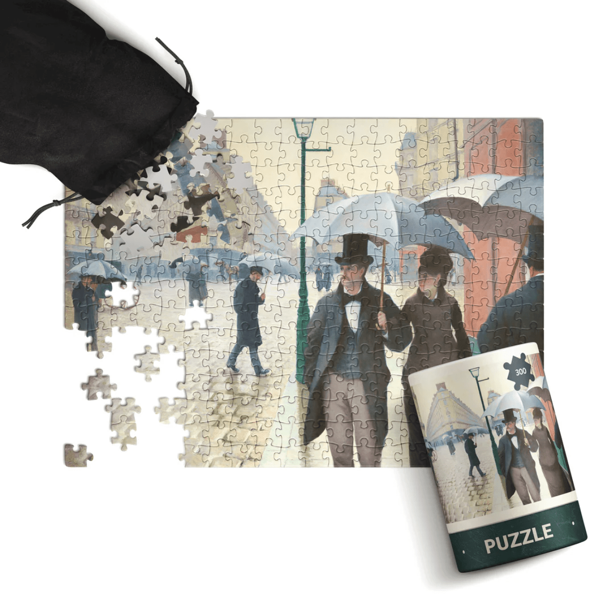Today is Art Day Jigsaw Puzzle Gustave Caillebotte's Paris Street; Rainy Day - 300 Piece Jigsaw Puzzle
