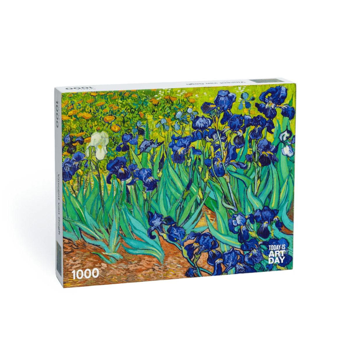 Today is Art Day Jigsaw Puzzle Vincent van Gogh's Irises - 1,000 Piece Jigsaw Puzzle
