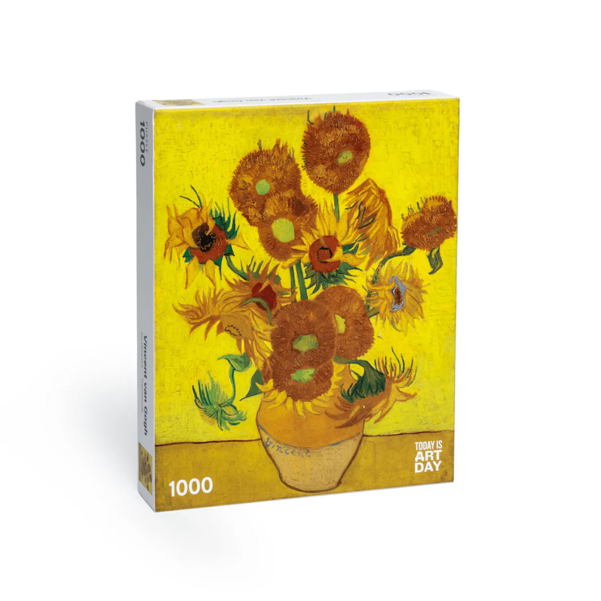 Today is Art Day Jigsaw Puzzle Vincent van Gogh's Sunflowers - 1,000 Piece Jigsaw Puzzle