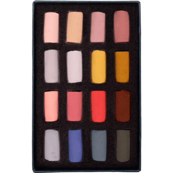 Unison Colour Soft Pastel Set Unison Colour - Handmade Soft Pastels - Portrait Set - 16 Half Sticks