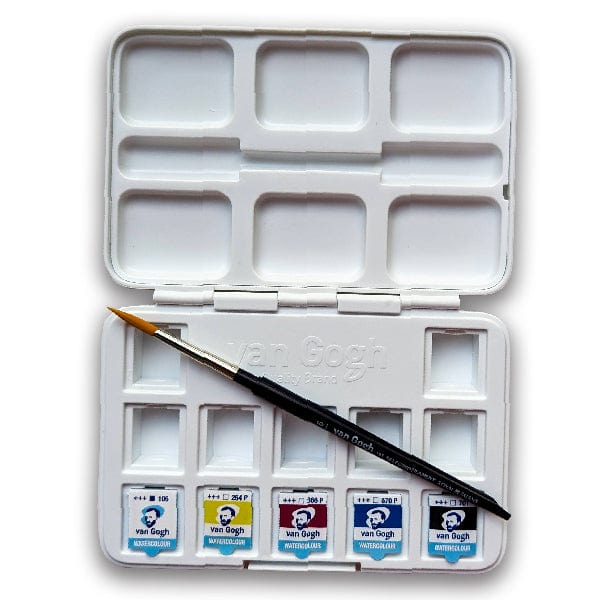 Van Gogh Watercolour Set Van Gogh - Watercolour Half Pans - Create Your Own Pocketbox - Set of 5 Colours - Item #20808605