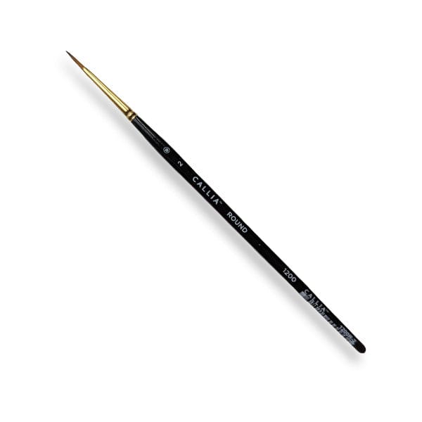Willow Wolfe Synthetic Brush #2 Willow Wolfe - Callia Artist Brushes - Series 1200 - Rounds
