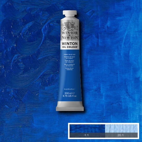 Winsor & Newton Oil Colour COBALT BLUE HUE Winsor & Newton - Winton Oil Colour - 200mL Tubes - Series 1