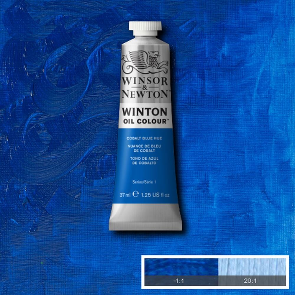 Winsor & Newton Oil Colour COBALT BLUE HUE Winsor & Newton - Winton Oil Colour - 37mL Tubes - Series 1