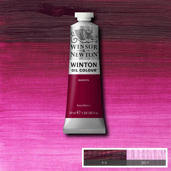 Winsor & Newton Oil Colour MAGENTA Winsor & Newton - Winton Oil Colour - 37mL Tubes - Series 1