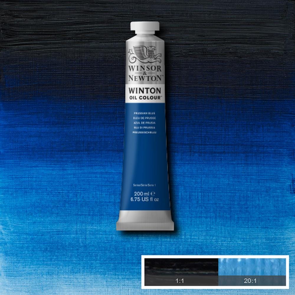 Winsor & Newton Oil Colour PRUSSIAN BLUE Winsor & Newton - Winton Oil Colour - 200mL Tubes - Series 1