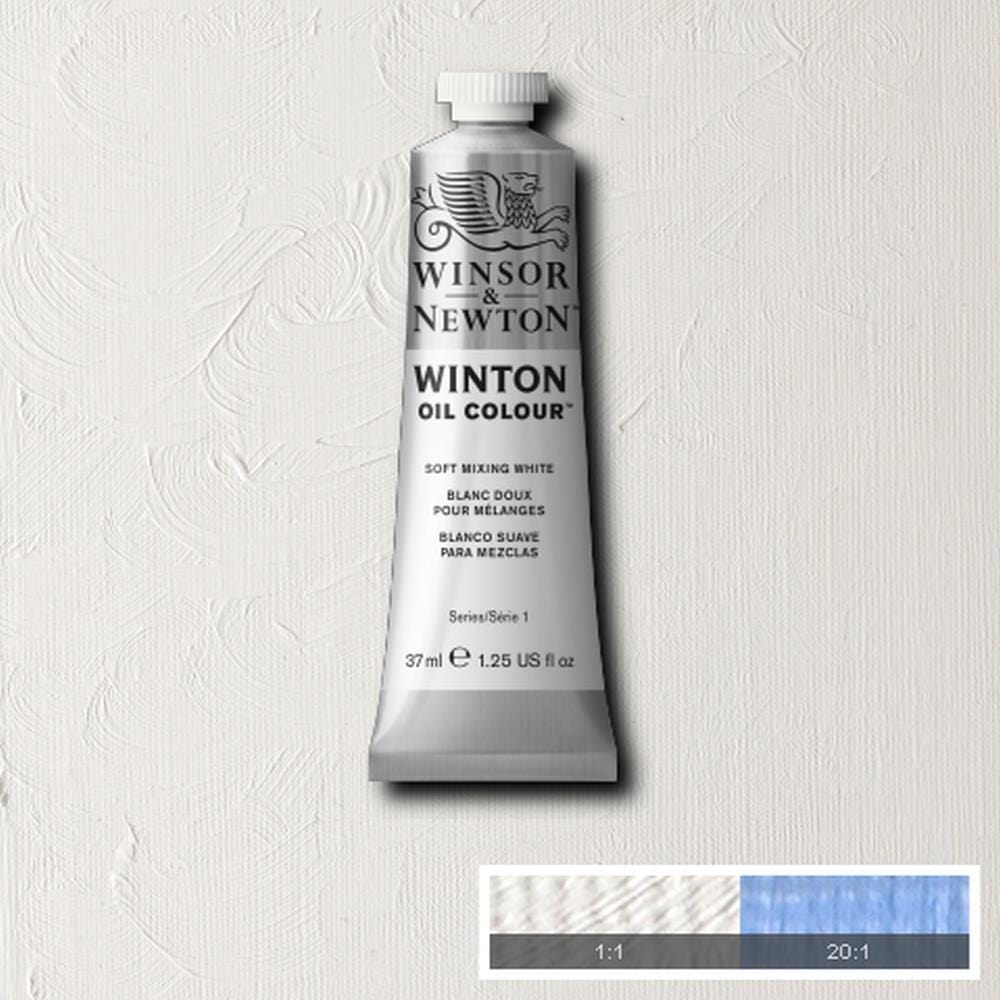 Winsor & Newton Oil Colour SOFT MIXING WHITE Winsor & Newton - Winton Oil Colour - 37mL Tubes - Series 1