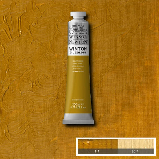 Winsor & Newton Oil Colour YELLOW OCHRE Winsor & Newton - Winton Oil Colour - 200mL Tubes - Series 1