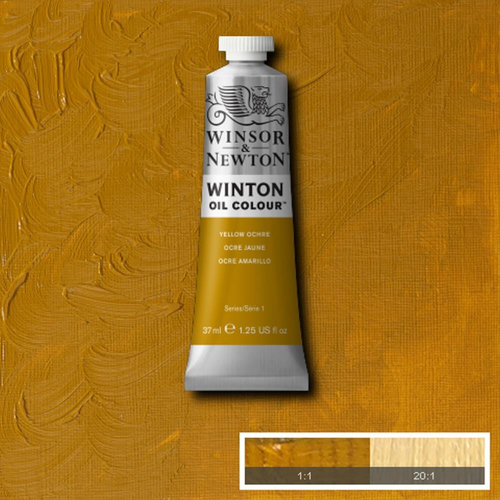 Winsor & Newton Oil Colour YELLOW OCHRE Winsor & Newton - Winton Oil Colour - 37mL Tubes - Series 1