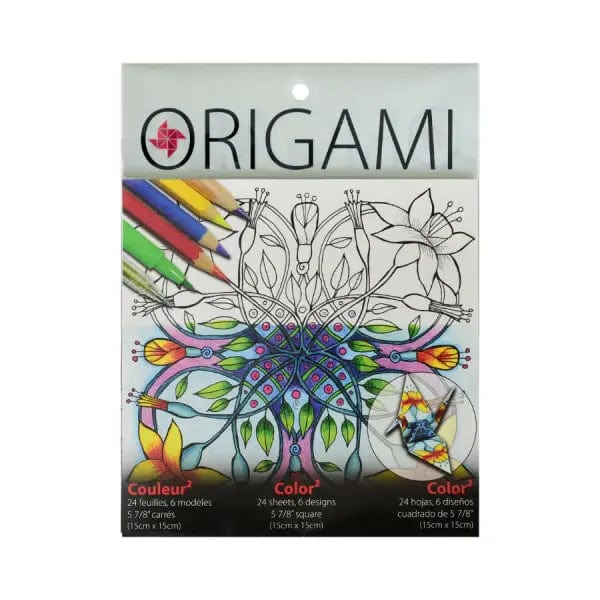 Yasutomo Origami Paper Yasutomo - Origami Paper - Color² - 5 7/8" Square - 24 Sheets