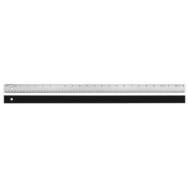 ALUMICOLOR STRAIGHT EDGE Alumicolor Non-Slip Ruler 24"