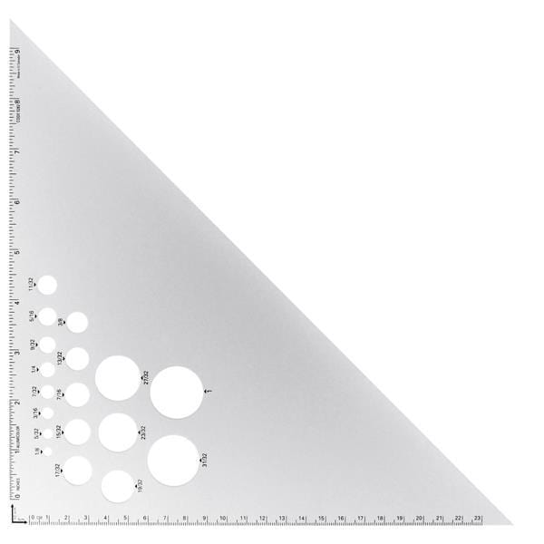 ALUMICOLOR TRIANGLE 45/90 Alumicolor 10" Triangle 45/90