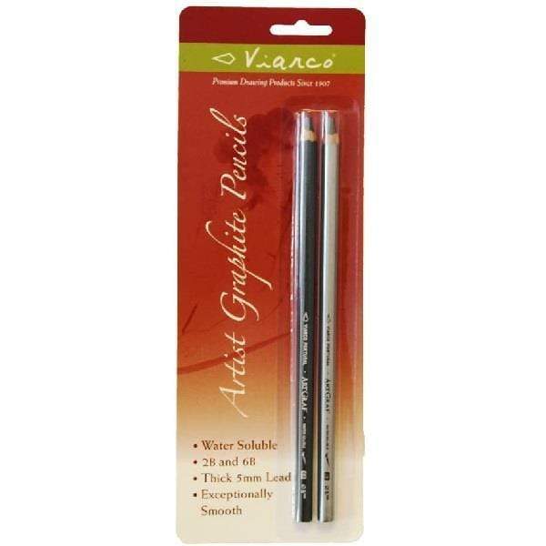 ARTGRAF GRAPHITE PENCILS Art Graf -Graphite Pencils - 2B & 6B