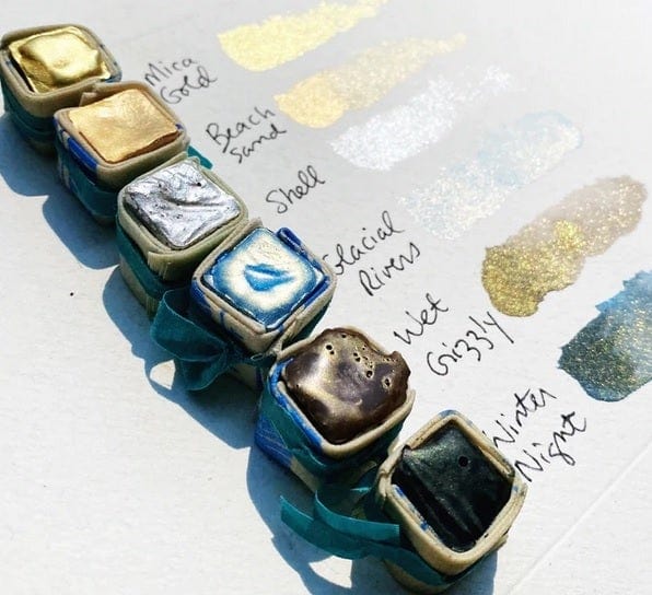 BEAM Beam - Watercolour - Paintstone Palette - 6 Colours - Northern Lights